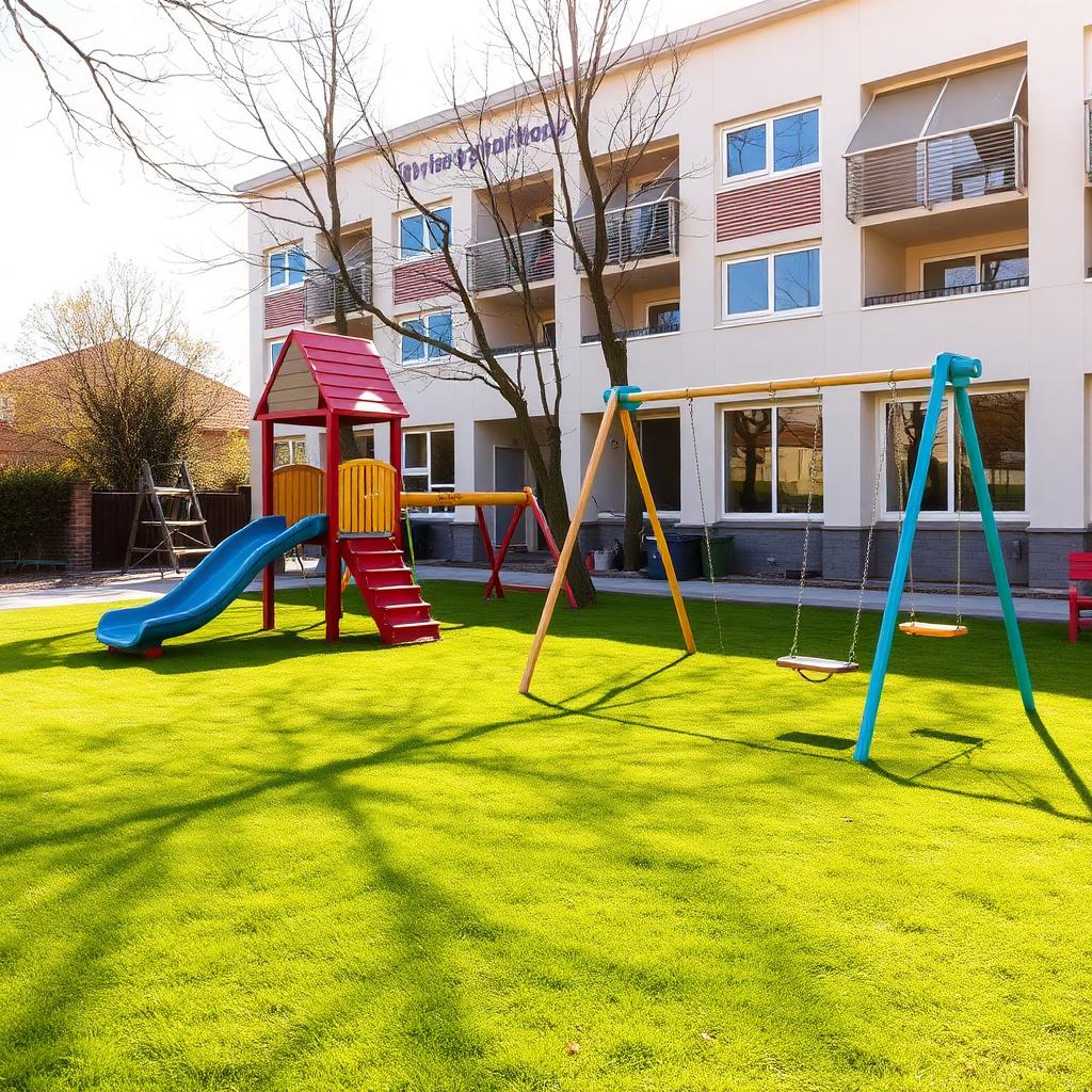 Outdoor playground at Mon-Dae Morning